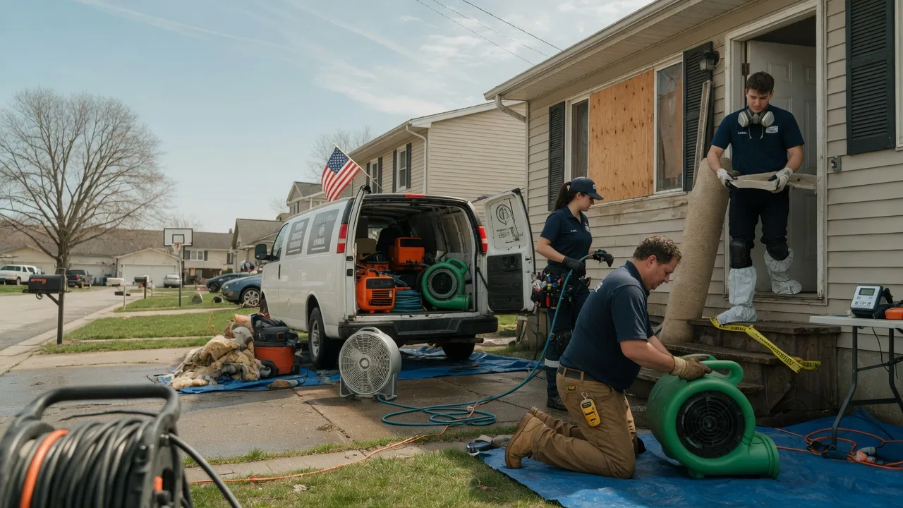 Water Damage Restoration in Harrah, OK near me